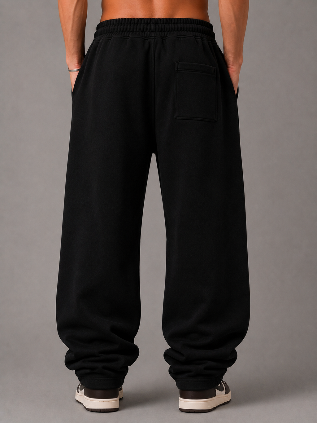 Orgin Wide Leg Sweatpants – Black