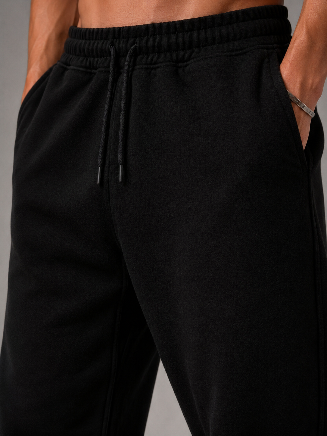 Orgin Wide Leg Sweatpants – Black