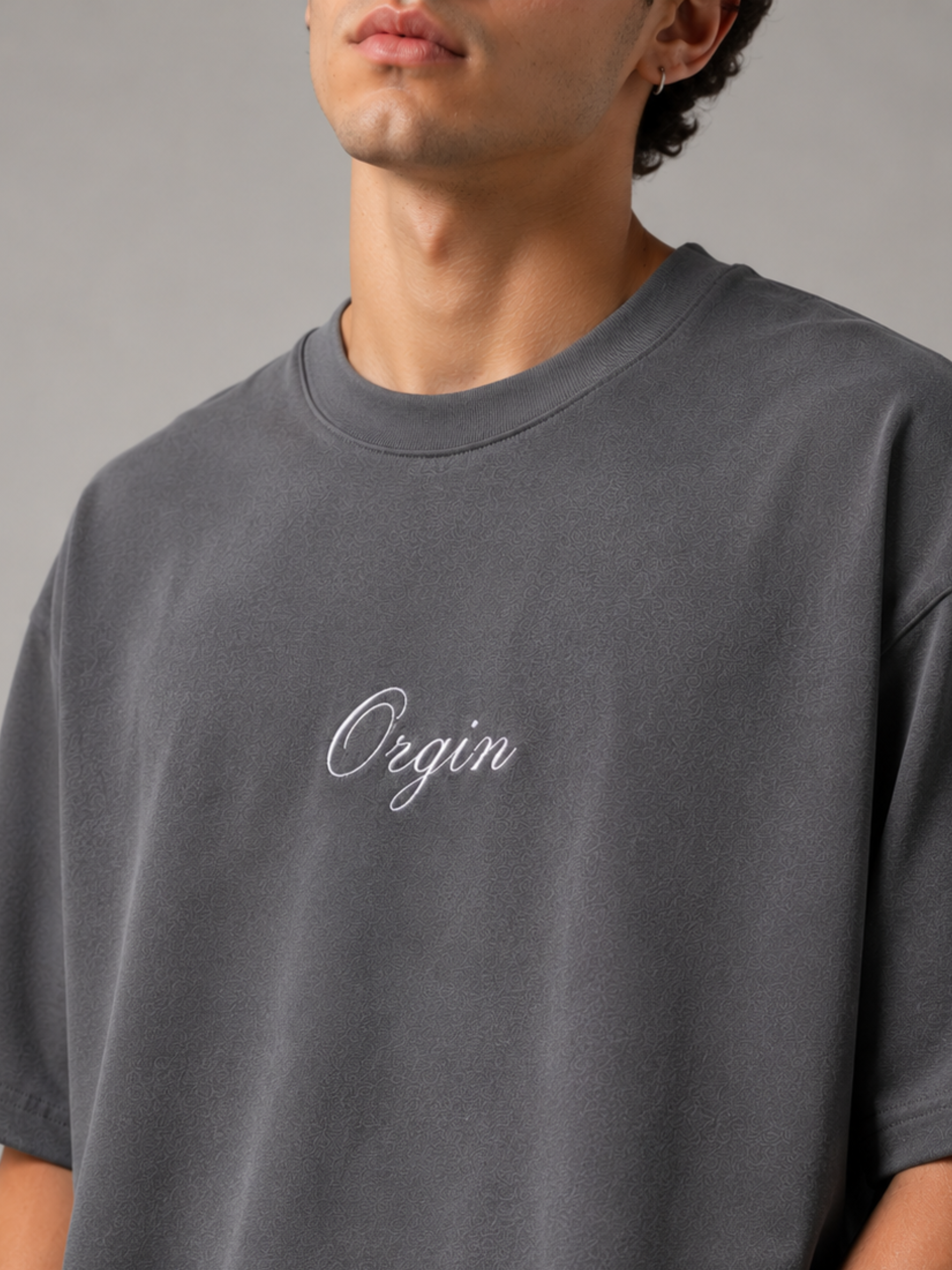 Orgin “Keep Growing”Grey T-Shirt